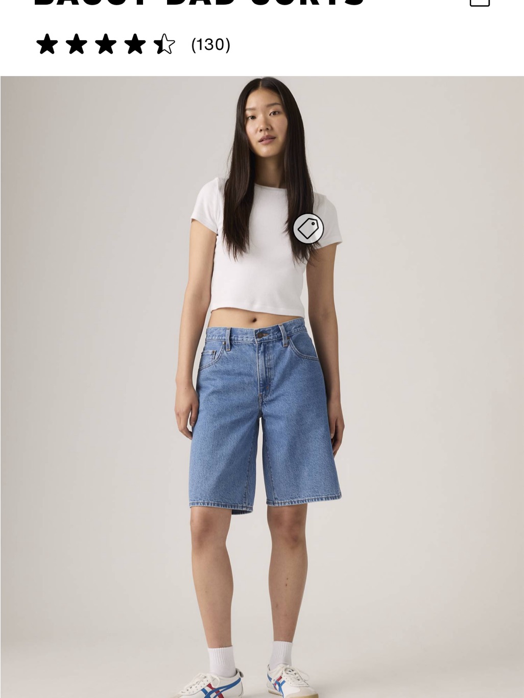 Levi's Baggy Dad Jorts Denim Shorts